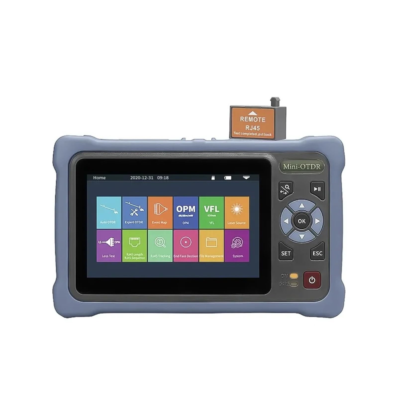 Testeur de fibres optiques portatif 1310nm/1550nm, 100km, NK4000D, testeur OTDR multifonction avec OPM VFL for FTTH