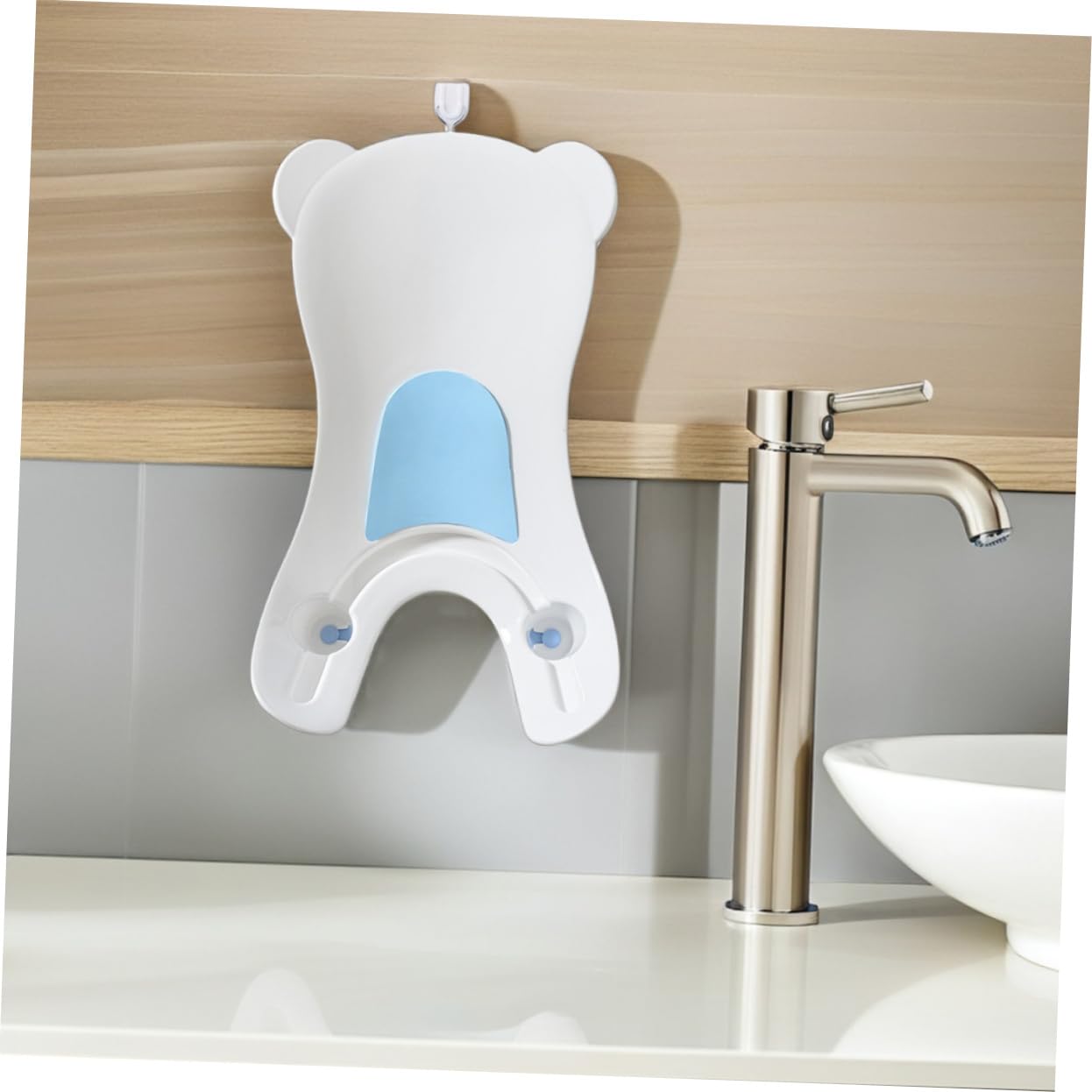 Toddmomy Boy Girl Bath Seat Portable Bath Basin Versatile Pp Material Face Hand Washing Easy to Store