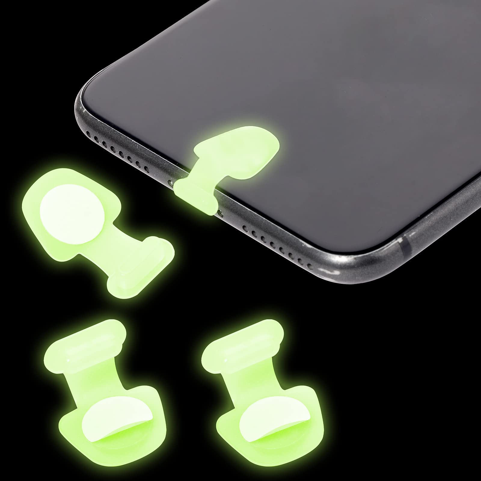 Amazon | cobee 発光 タイプCダストプラグ 4個 シリコン USB C 防塵