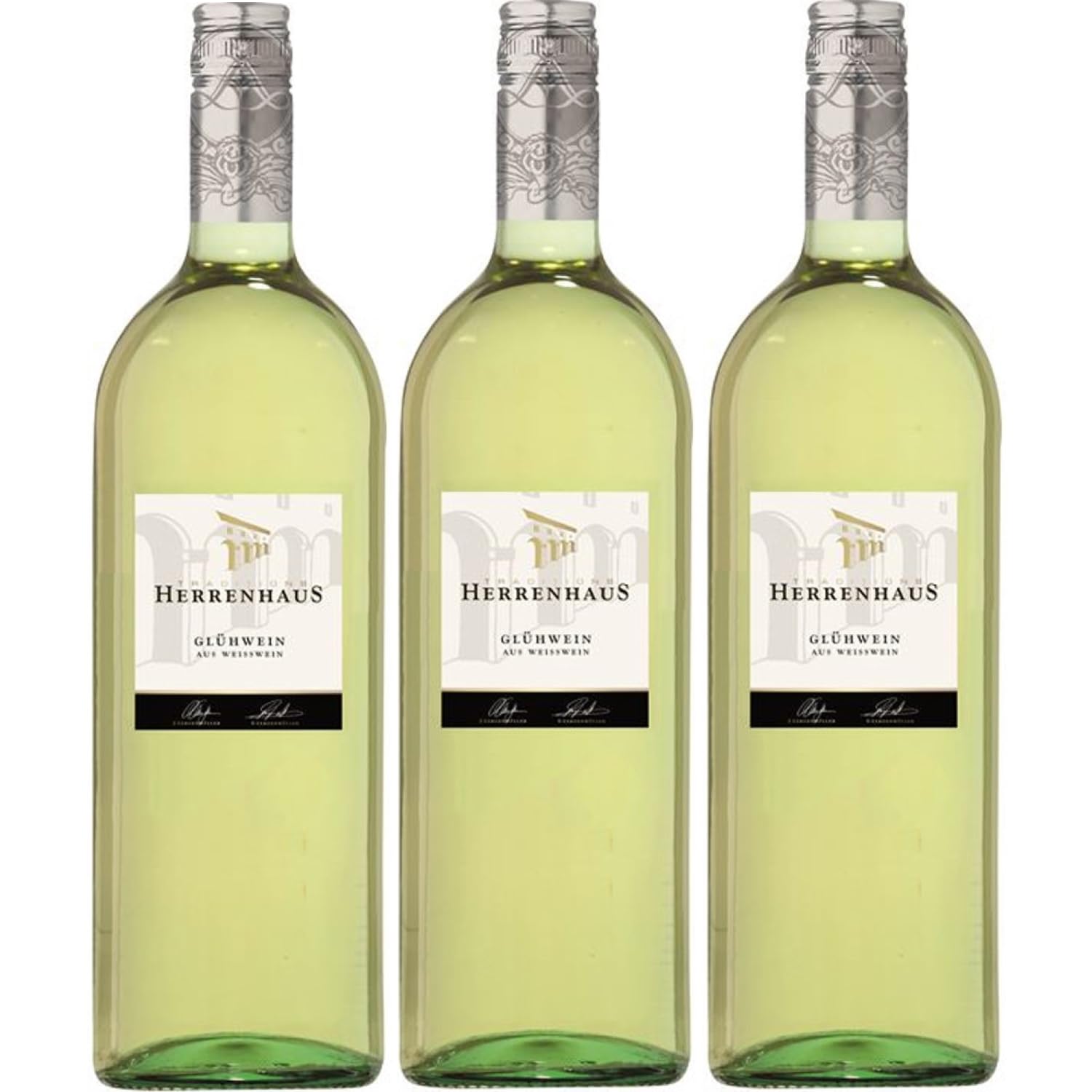 Weingut Lergenmüller Traditions Herrenhaus Winzer Glühwein Lieblich Deutschland Inkl FeinWert E-Book (Weiß (3 x 1,0l))