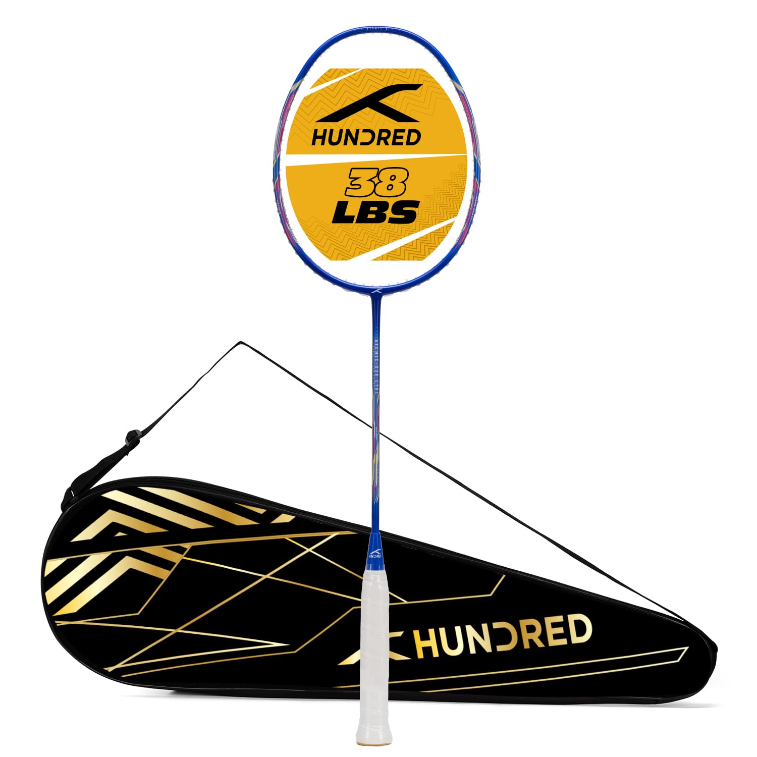 HUNDRED Atomic X 38 CTRL Carbon Fibre Unstrung Badminton Racket with Full Racket Cover for Intermediate Players (82g, Maximum String Tension - 32lbs) (B0BT27XHL7) Amazon Price History, Amazon Price Tracker