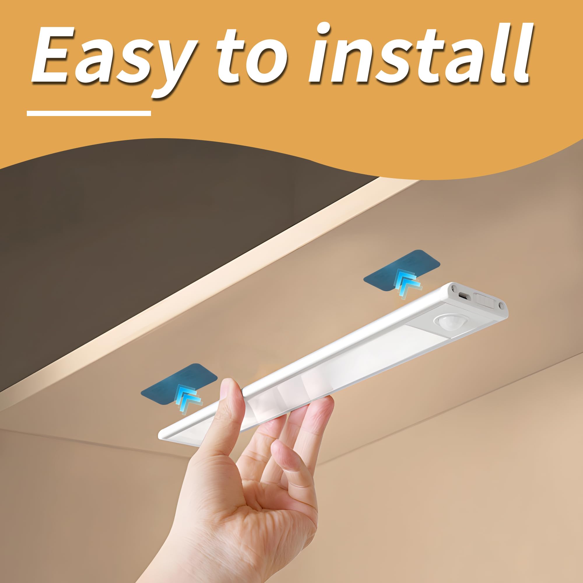 15-Pack Under Cabinet Light Magnetic Strip,Replacement Magnetic Strips with Adhesive,Iron Sheet for Cabinet Lighting(Not Magnets) — Amazon image 7