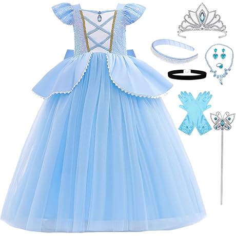 Enchanted Cinderella Dress: A Timeless Fairy Tale Costume for Girls