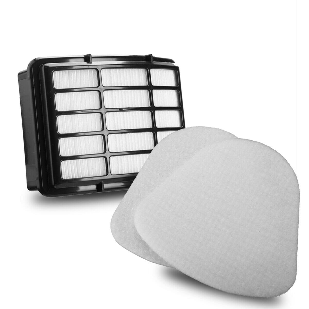 Filter Replacement for Shark Navigator Lift Away Deluxe Professional Vacuum ZU503AMZ NV350 NV351 NV352 NV355 NV357 NV360 NV370 UV440 UV540, Parts XFF350 & XHF350, 2 HEPA + 4 Pre-Felt Filters