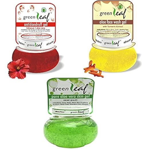 Green Leaf Aloe Vera Skin Care Set - Face Wash 120gm