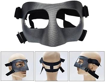 Amazon | 鼻マスクフットボールマスク鼻マスク顔保護耐久性調節