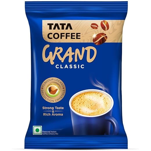 Tata Classic Instant Coffee 50g Pouch Chicory Mix With Stron