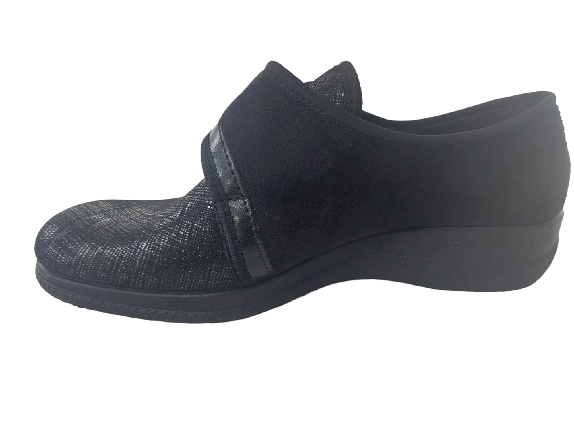 Scarpe Comfort Modello Fauria, Elasticizzate, Adatte Anche alla Riabilitazione o a Chi soffre di Problemi alle Dita o Piedi gonfi