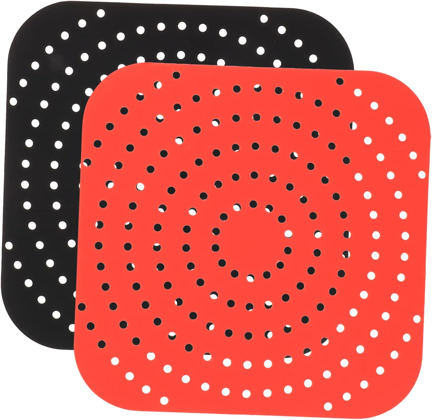 2Pcs Nonstick Silicone Air Fryer Liner Breathable Baking Mat Washable Silicone Baking Supply for Meats Vegetables and Desserts Compatible with Ovens and Microwaves 2Pcs Nonstick Silicone Air Fryer Liner Breathable Baking Mat Washable Silicone Baking Supply for Meats Vegetables and Desserts Compatible with Ovens and Microwaves