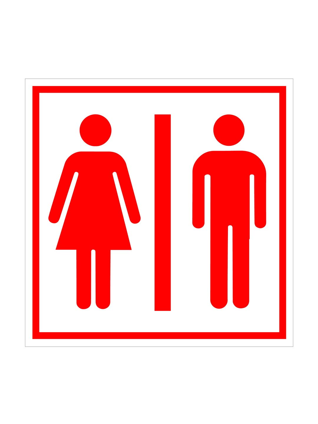 Buy 999Store restroom signage office supplies sunboard Restroom toilet ...