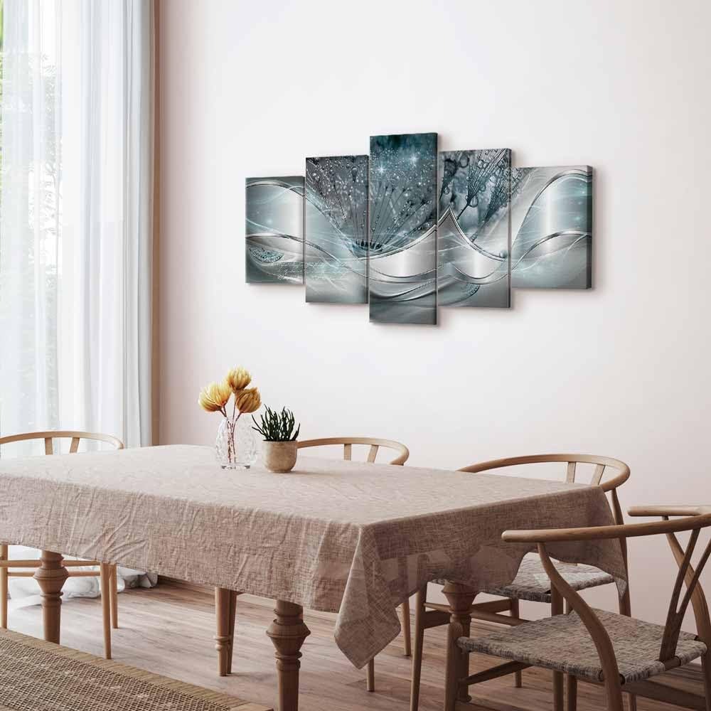 Tableau Acoustique 200x100 Cm 5 Parties - Panneau Insonorisant Décoratif Pour Mur, Bureau, Chambre - 5
