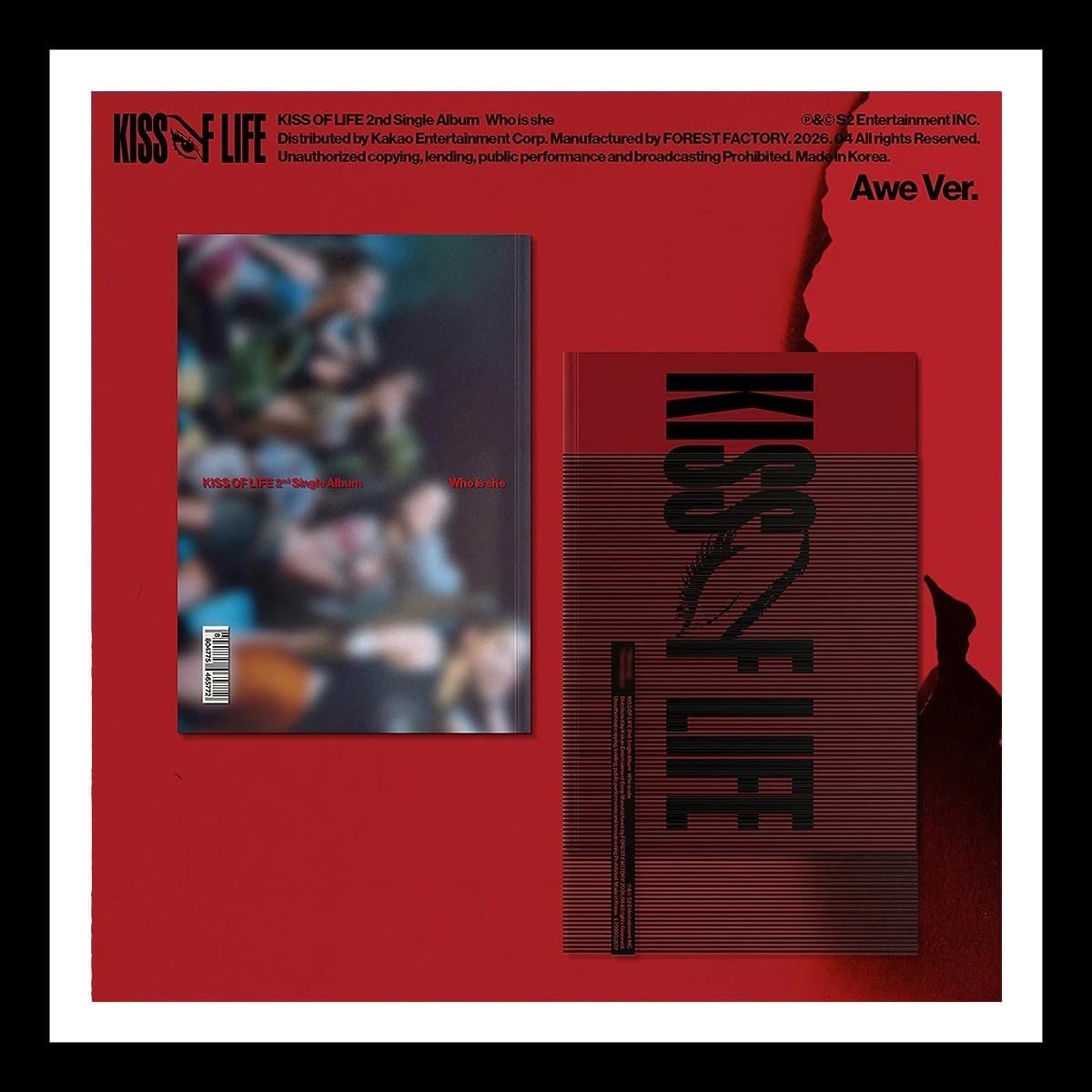 KISS OF LIFE — Who Is She, 2e single album (Awe Ver.)