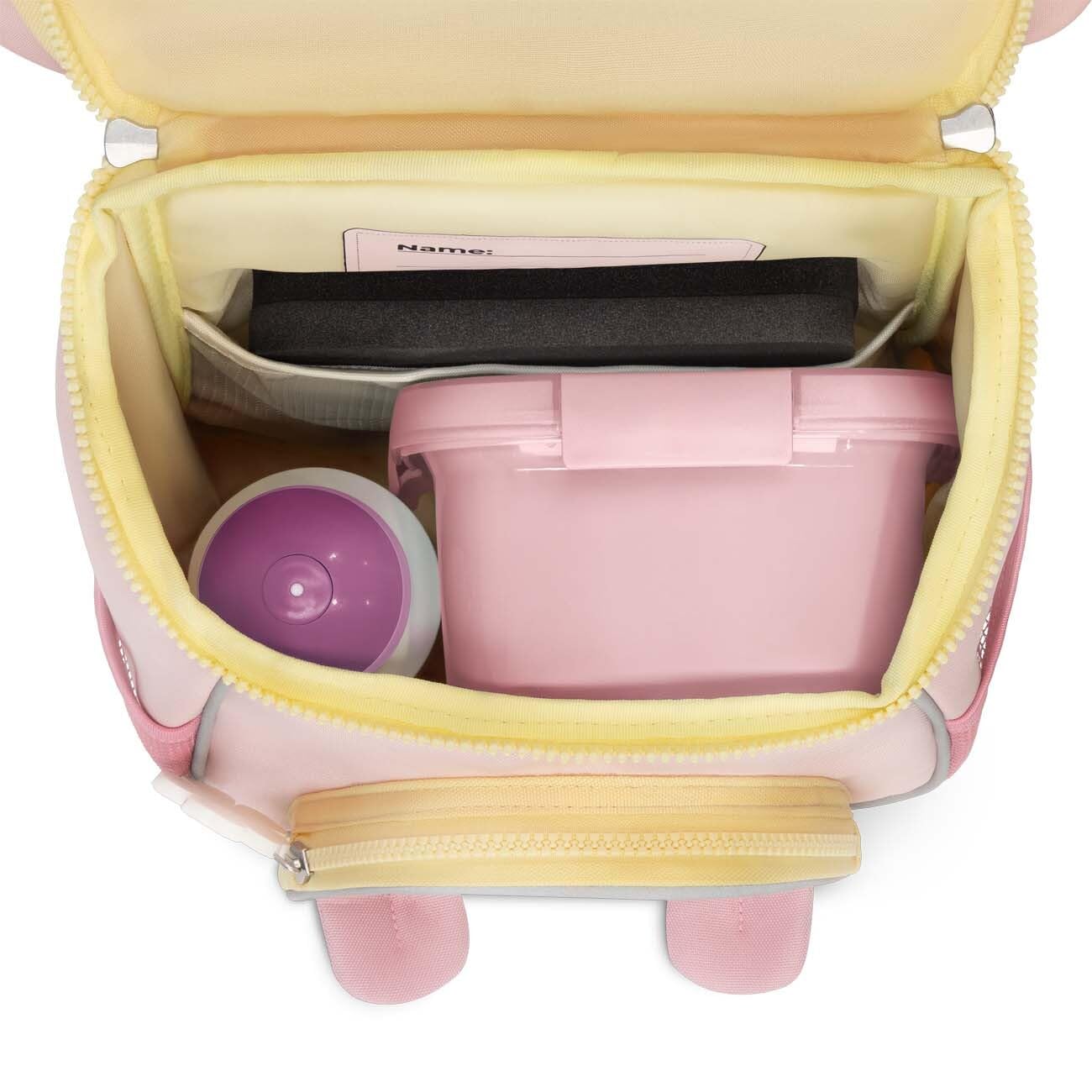 Giesswein Kinderrucksack Mädchen - Kindergartenrucksack 6L ab 3 Jahren | Kita-Rucksack mit Brustgurt, Reflektoren & Namensschild – in Einhorn Mint, Blume Rosa oder Prinzessin Flieder erhältlich