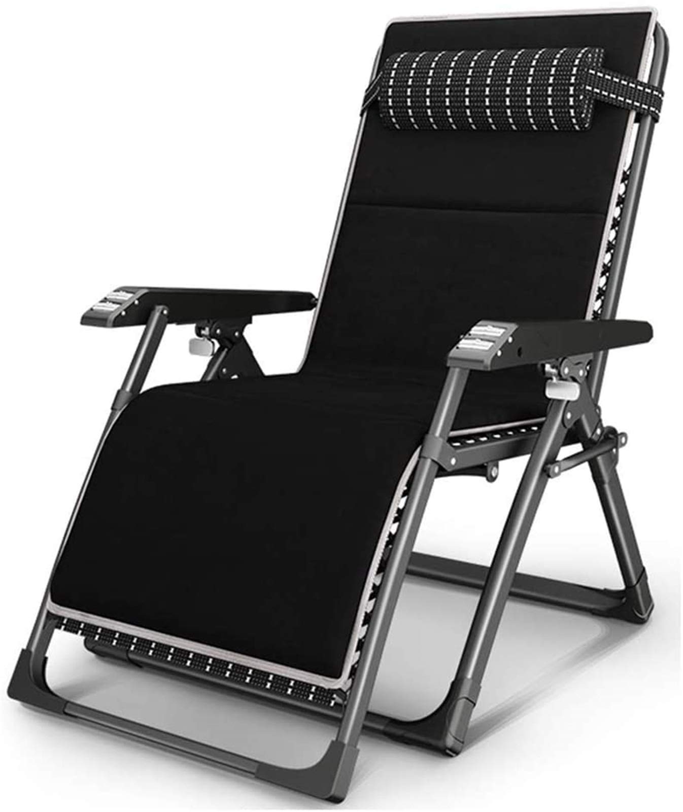 Chaise pliante et lit de camping léger avec accoudoir réglable
