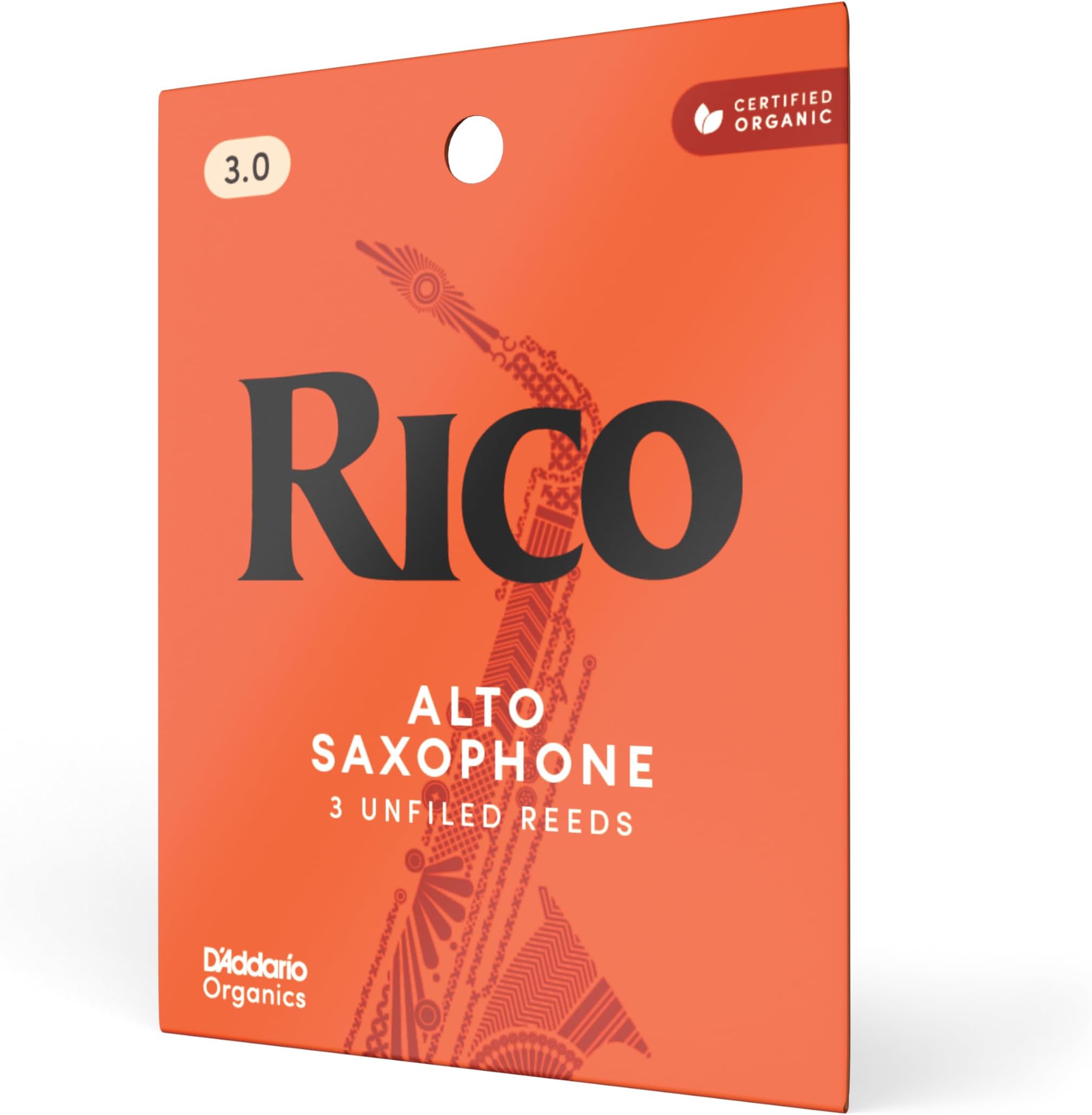 Rico by D'Addario Alto Sax Reeds, Strength 3, 3-pack