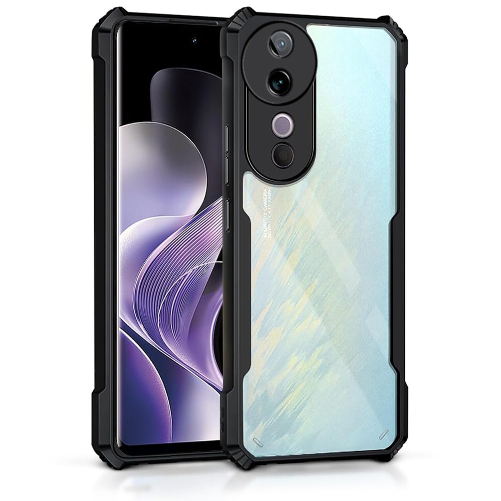 Amazon Brand - Solimo Basic Case for Vivo, V40 Pro 5G (Thermoplastic Polyurethane_Black) (B0D9FCFSRH) Amazon Price History, Amazon Price Tracker
