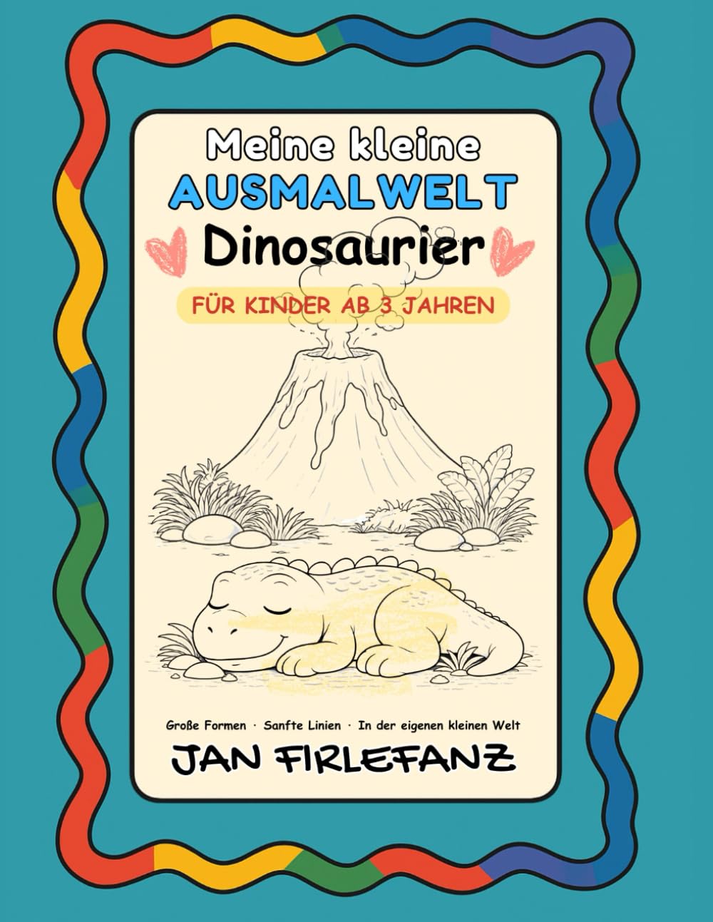 Meine kleine Ausmalwelt – Dinosaurier: Ruhiges Ausmalbuch für Kinder ab 3 Jahren