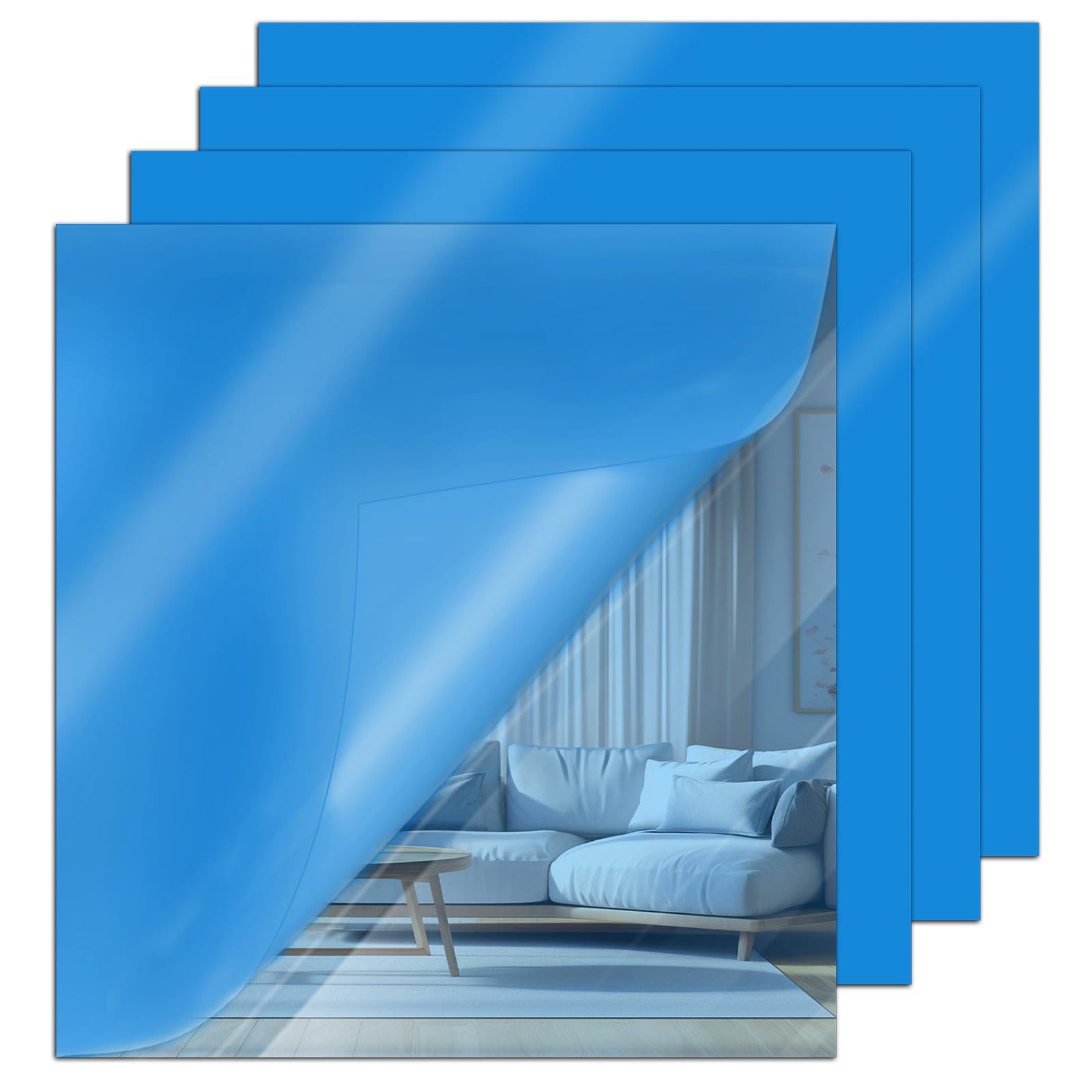 Gold Mirror Acrylic Sheets - 4 Pack -13