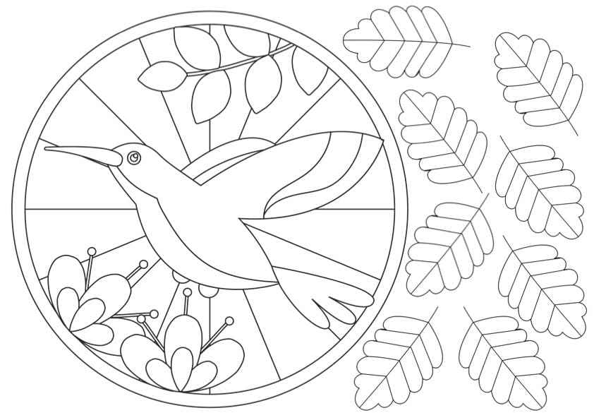 Image of THE BROWN BOX OHP for Glass Painting | Transparent Plastic & Acetate with Printed Designs | A4 Size for Art & Craft | Ready to Use Glass Painting Kit for Beginners & Adults | 6 Sheets (12 Patterns)