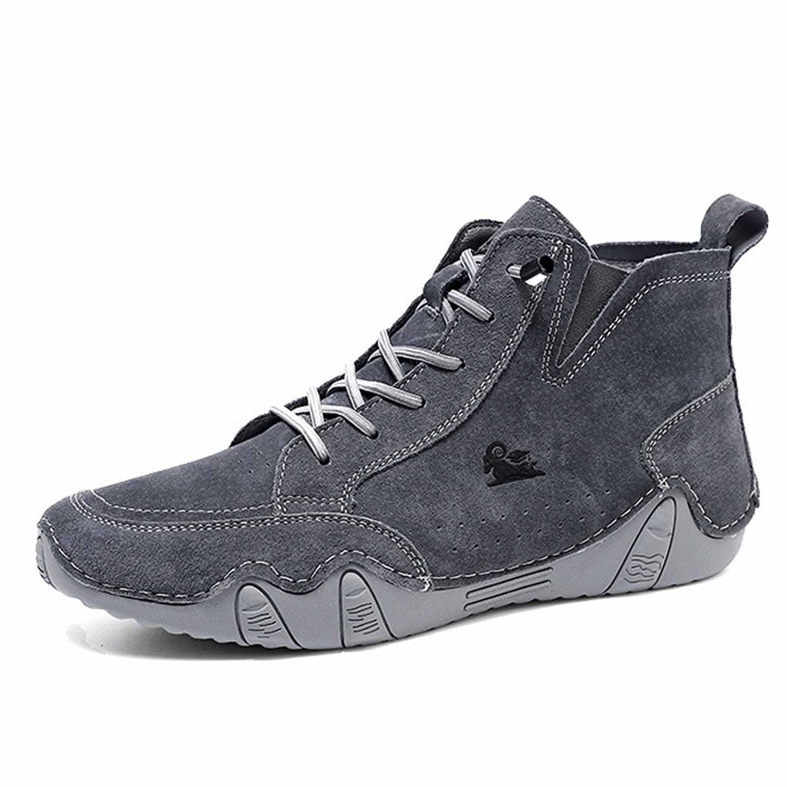 Barfußschuhe Herren Damen Unsex Leder Hoch Alpaca Barfuss Schuhe Cowboystiefel Italienische Wandern Wasserdicht Sneaker Barefoot Shoes Bootsschuhe Lederschuhe