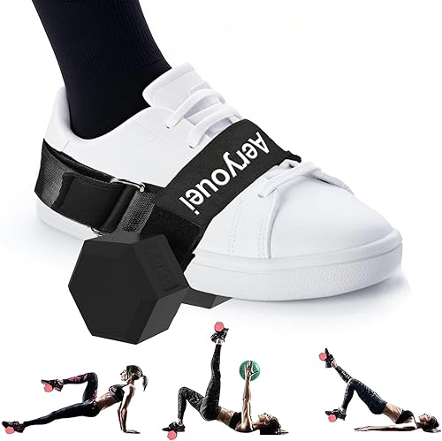 Fijación de pie con mancuernas, entrenador Tibialis, pesas ajustables para tobillos, entrenamientos de piernas en casa para flexores de cadera,