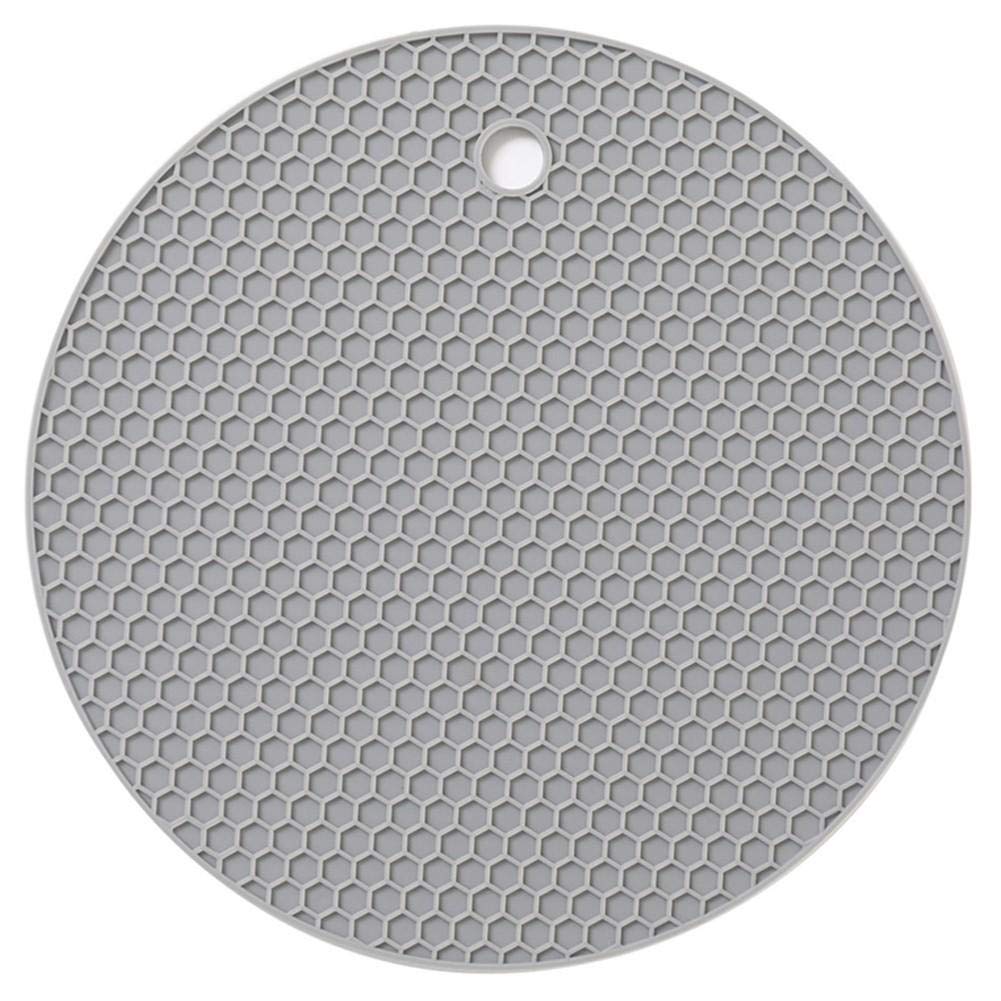 Oulensy Non Slip Silicone Trivet Mat Tableware Insulation Heat Resistant Pad Bowl Pad Cup Mat for Dining Table