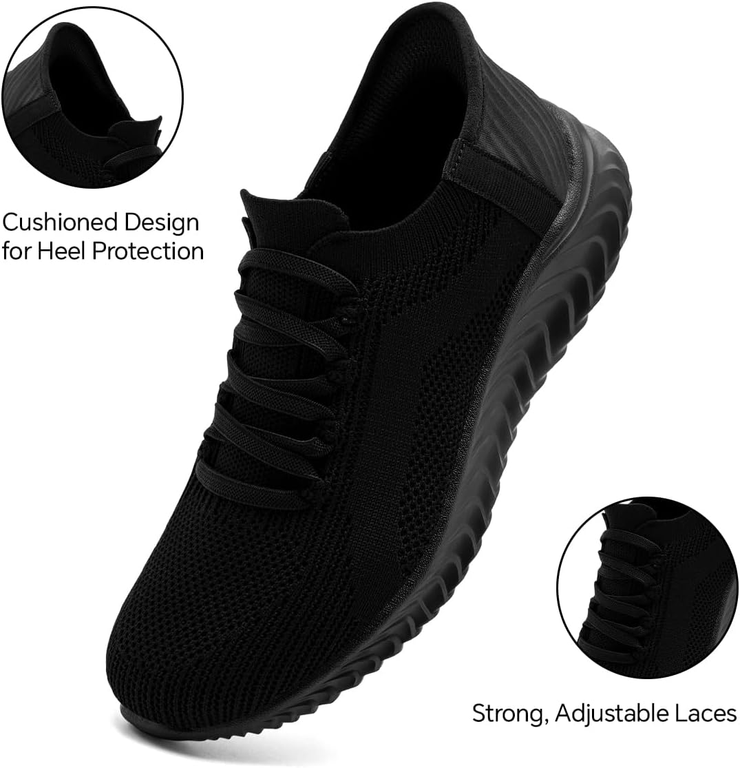 Womens Walking Tennis Shoes Slip On Running Casual Athletic Workout Gym Non Slip Sneakers Comfortable Sports Shoes for Women - Image 2