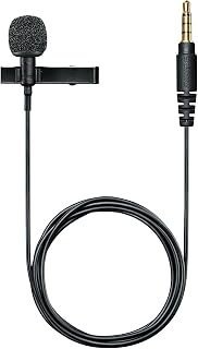 Shure MVL/A – Ansteckbares Kondensator-Lavaliermikrofon mit 3,5 mm Klinkeneingang für mobiles Recording mit dem Smartphone oder Tablet
