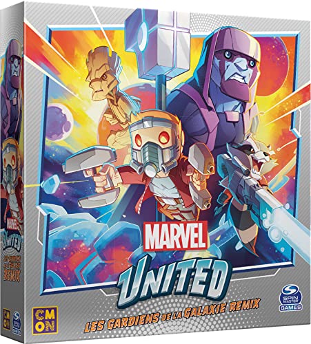 - Cmon - Marvel United Extension - Guardiani della Galassia Remix - Giochi da tavolo - di Carte - Gioco copperativo - per adulti e bambini a partire dai 14 anni - Versione
