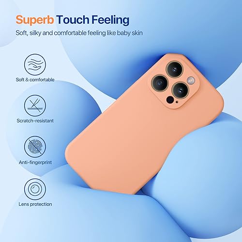 Miniatura 343 de Miracase - Funda diseñada para iPhone 11 con protector de pantalla, funda de goma de silicona líquida, protección total contra caídas y a prueba