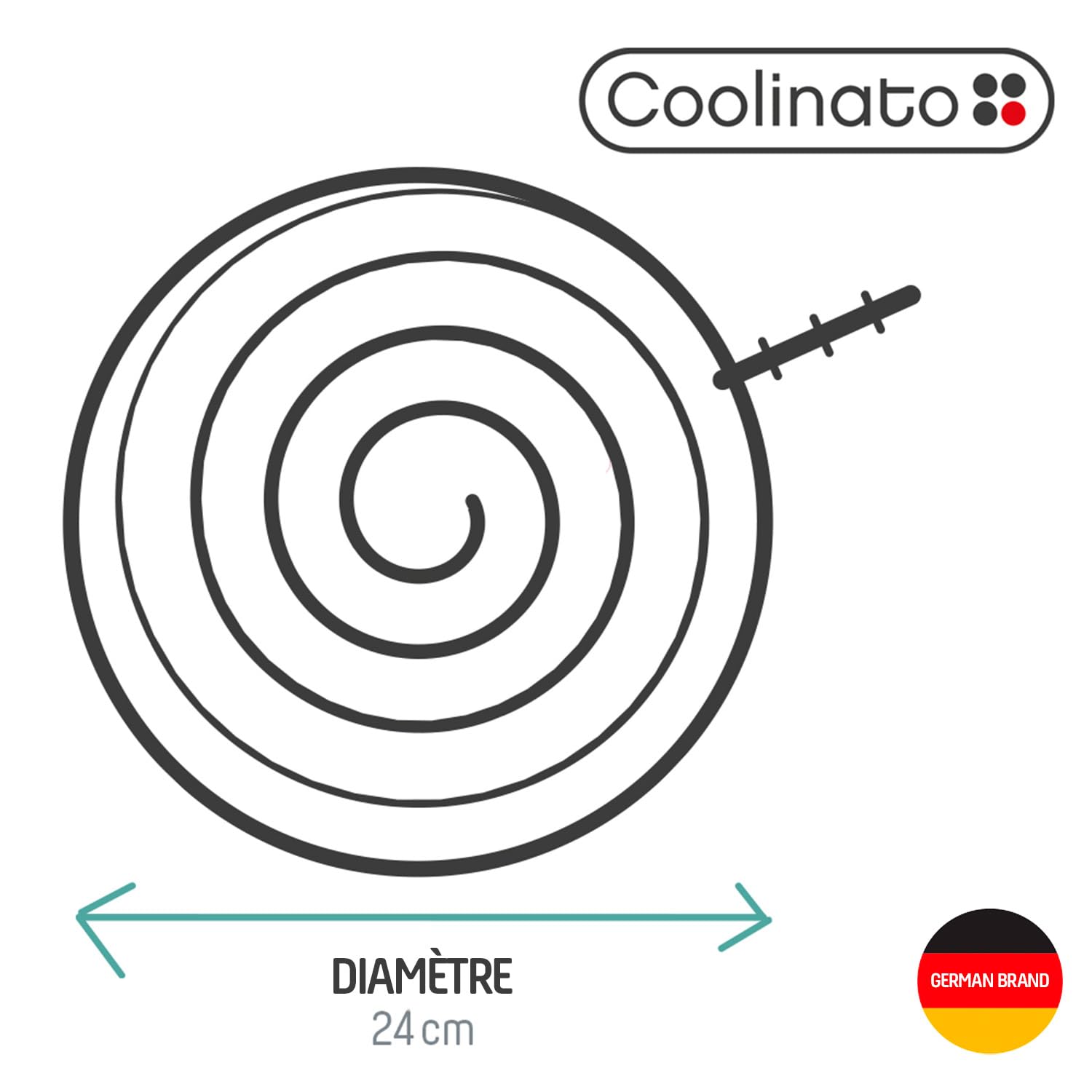 Coolinato Bol universel 3 en 1 en silicone, moule à pain pour cuire, mélanger et cuire à la vapeur, résistant à la chaleur jusqu'à 230 °C, 24cm