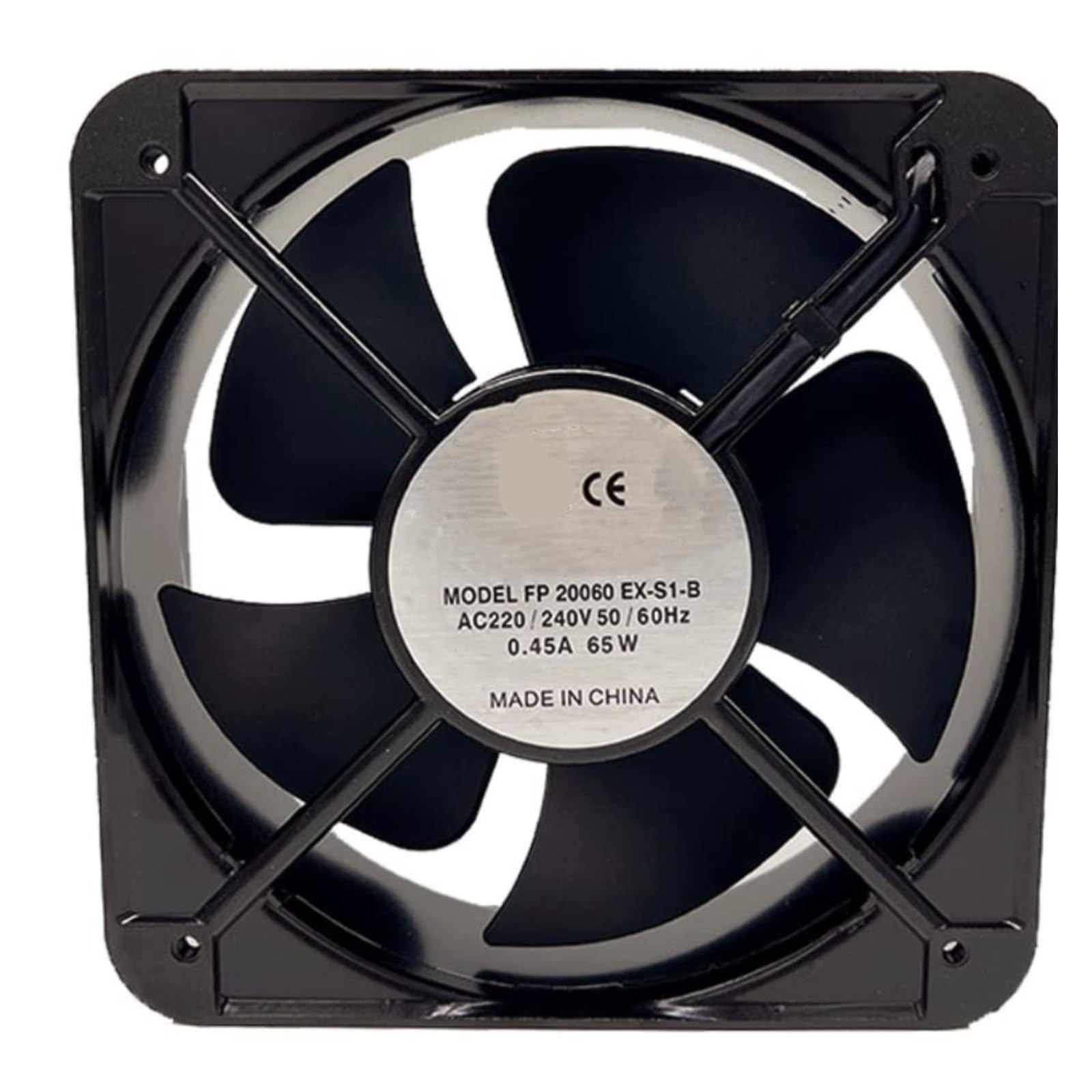 Ventilateur de refroidissement double ligne 220/240 V 0,45 A 65 W 2500 tr/min 200 x 200 x 60 mm