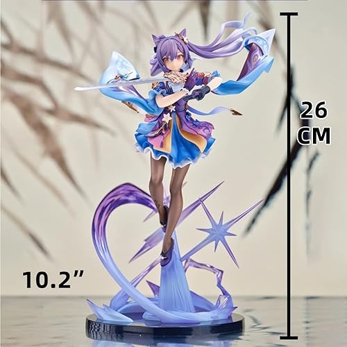 Miniatura 5 de G-I KeQing 1/7 Figura Siete Estrellas de Liyue Juego Personaje PVC Colección Modelo