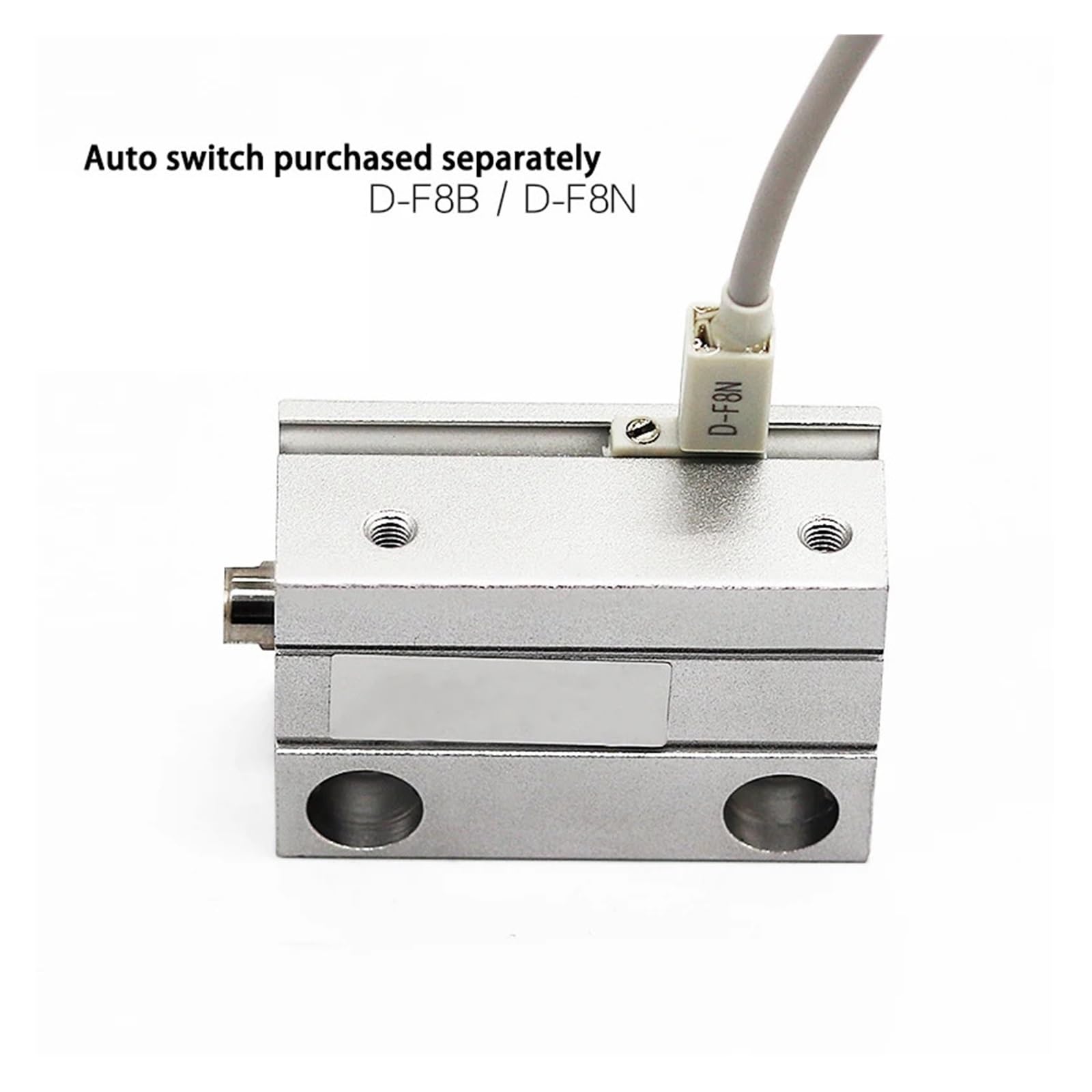 CDUJB/CUJB6 8 10 Mały Cylinder Pneumatyczny Bezpłatny Montaż Aluminiowe Cylindry Pneumatyczne Kwadratowe 10DX20D Precyzyjna Płynna Praca(CDUJB8,Stroke 30mm)
