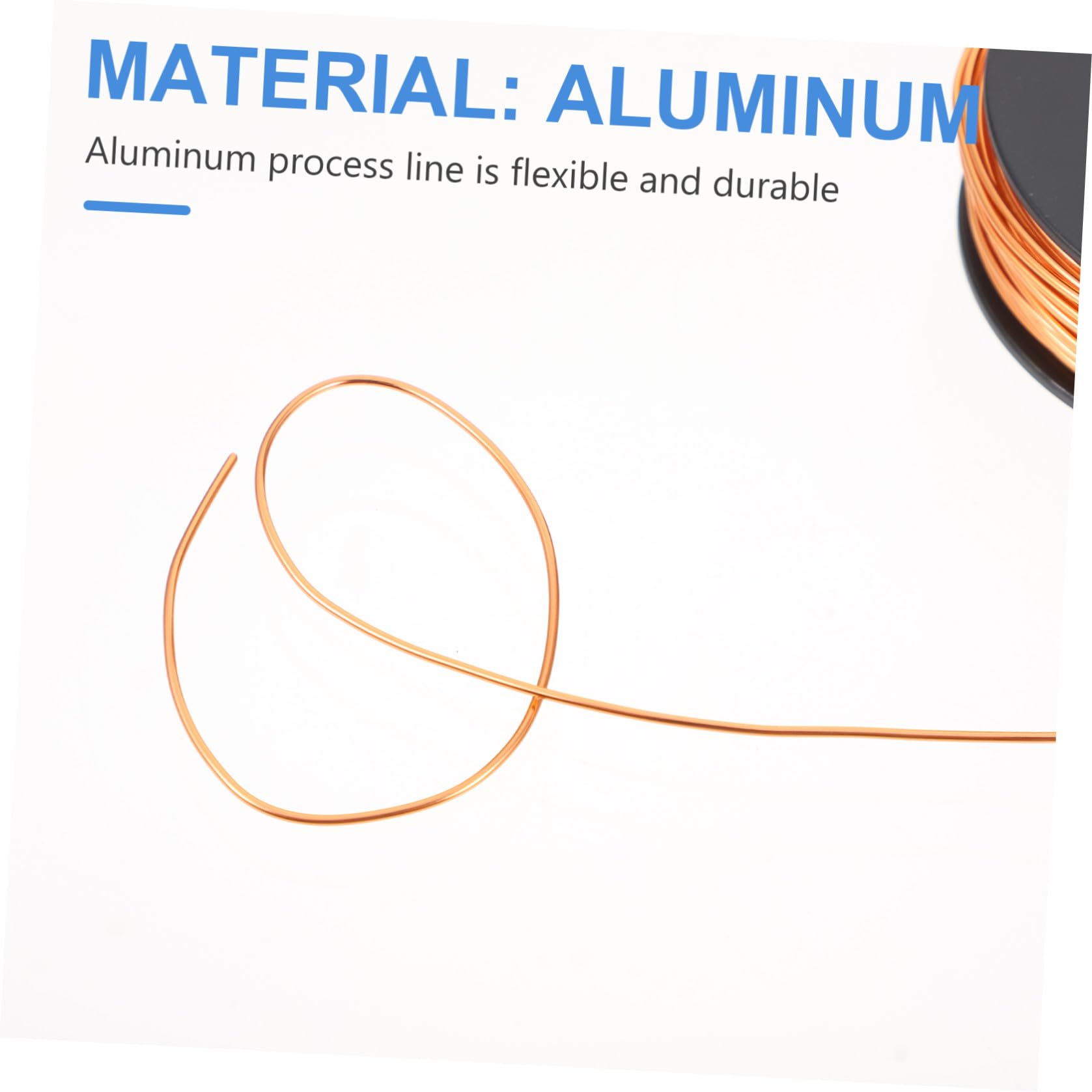 NUOBESTY 6rollen Aluminiumdrähte für DIY-projekte Gartenarbeit und Modellbau Vielseitige Aluminiumdrähte in Handgefertigt für Kunst und Basteln