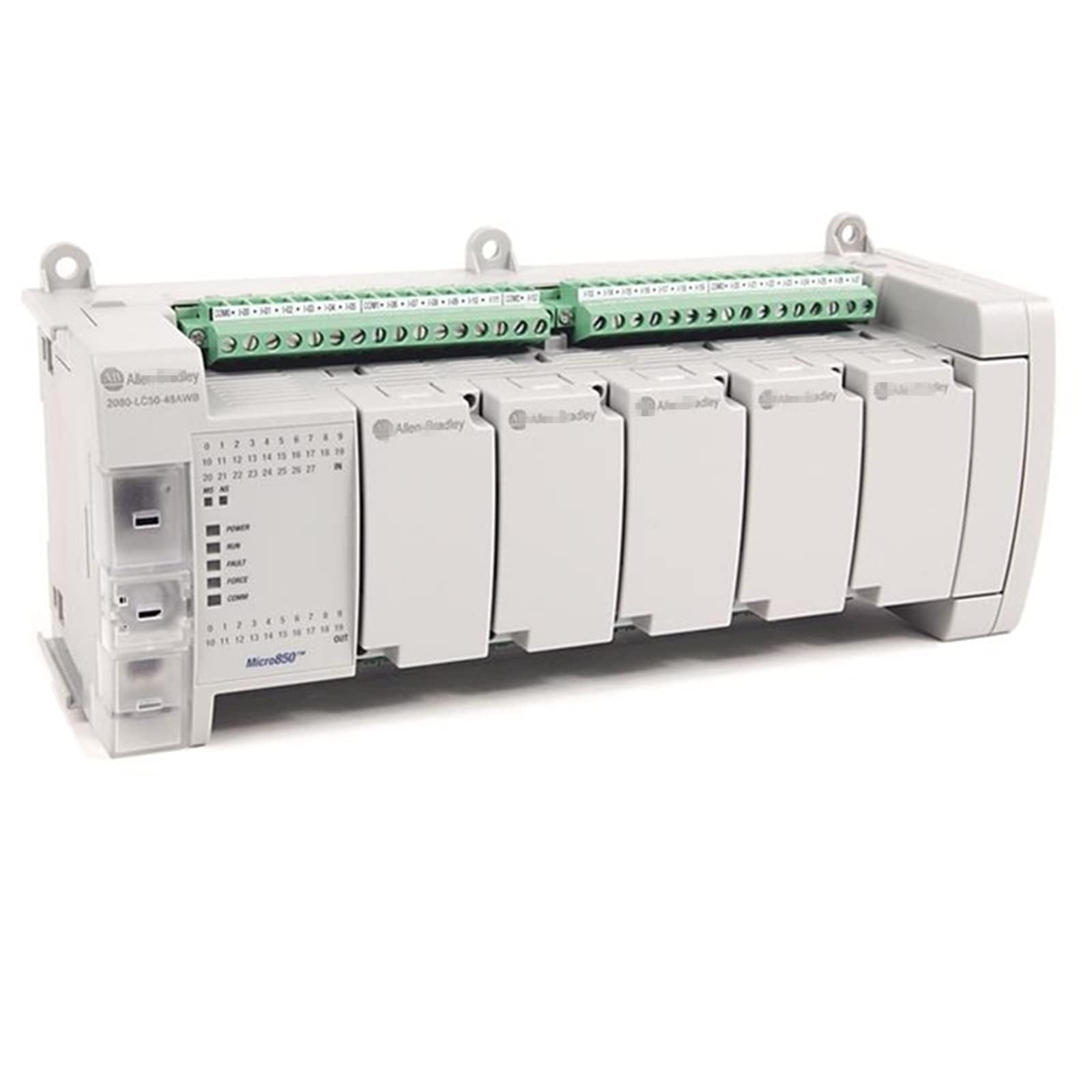Tsnwinme 2080-LC50-48QWB Micro850 Controller, 28-24V DC/V AC Input, 20-Relay Output Controller, 1PCS - 1 Year Warranty