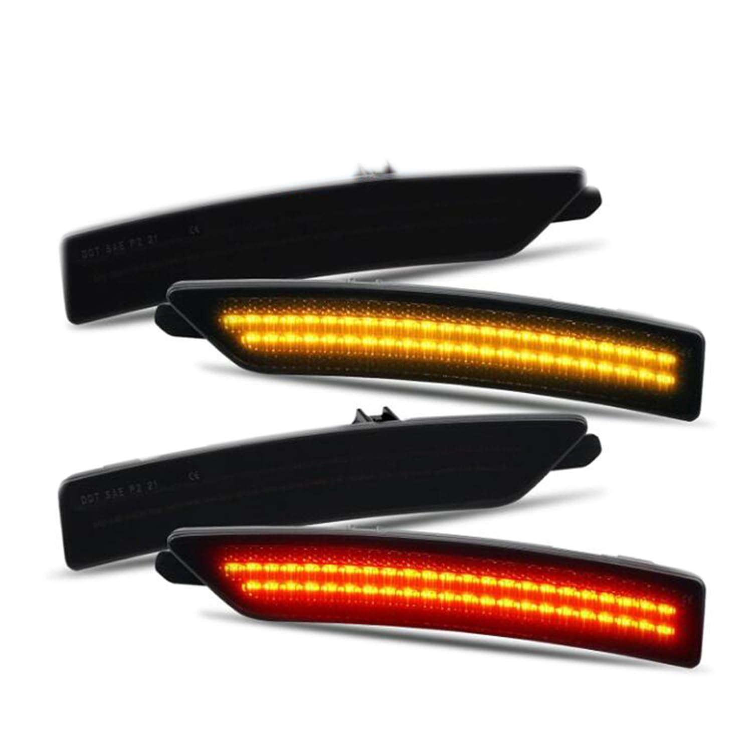 T.Miranda mark ディストーション Form Lighting Mustang LED Sidemarkers - Clear (2024-2026