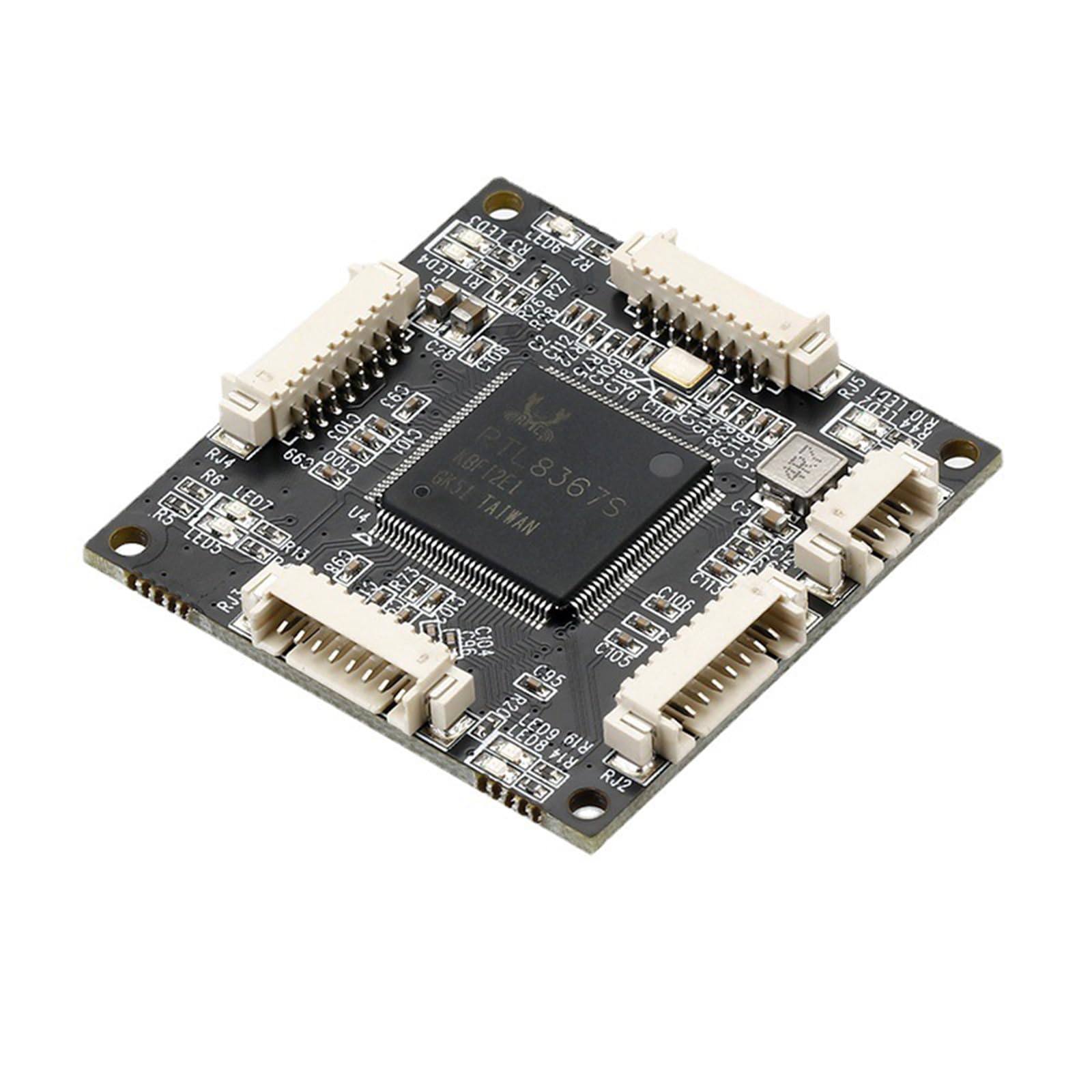 Modulo miniatura dei PWB degli commutatori di rete del porto 10/100/1000Mbps 4 per i sistemi embedded ed i commutatori di Gigabit Ethernet di espansione