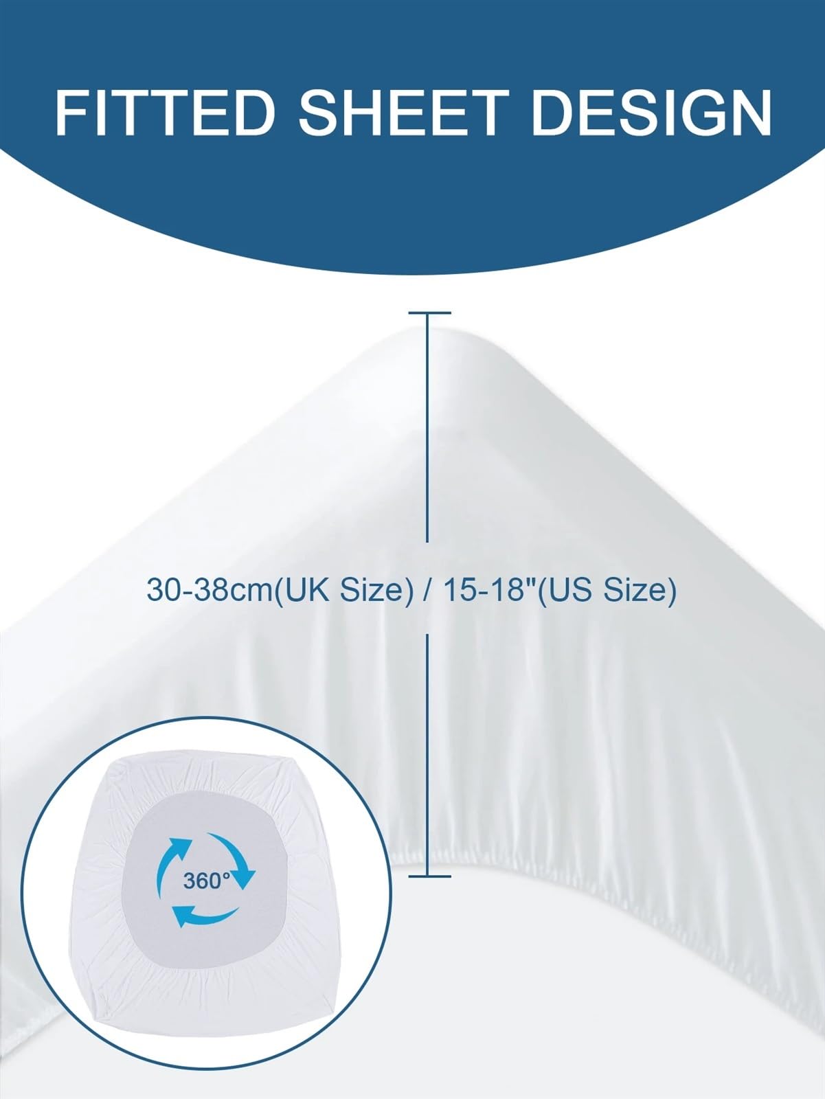 Protector Colchon Impermeable Protector de colchón Sábana Ajustable Impermeable
