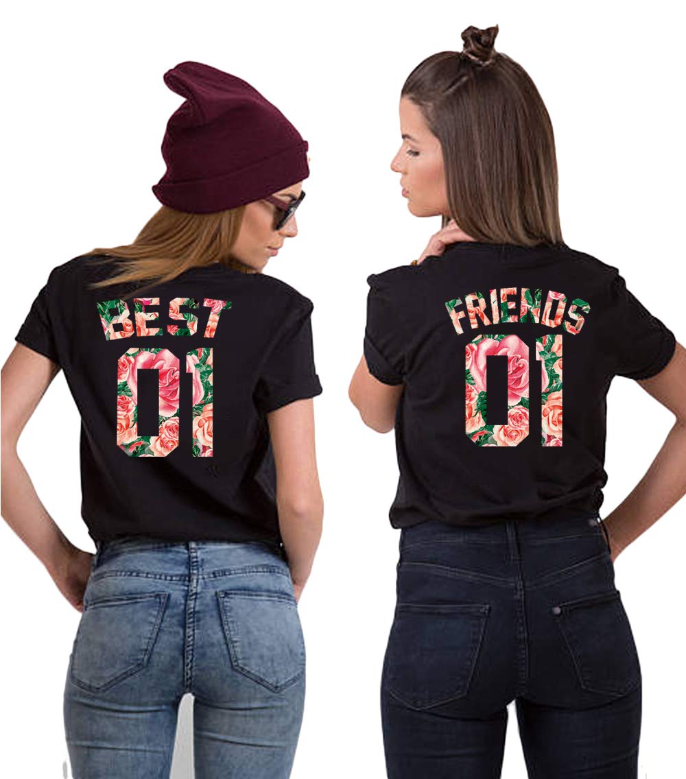 Matching Shirts for Best Friends T-Shirts BFF Shirts for 2 Girls Birthday Gift