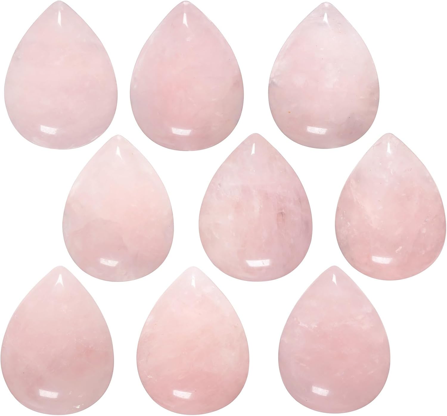 moonsix 10 PCS Teardrop Crystal Cabochons