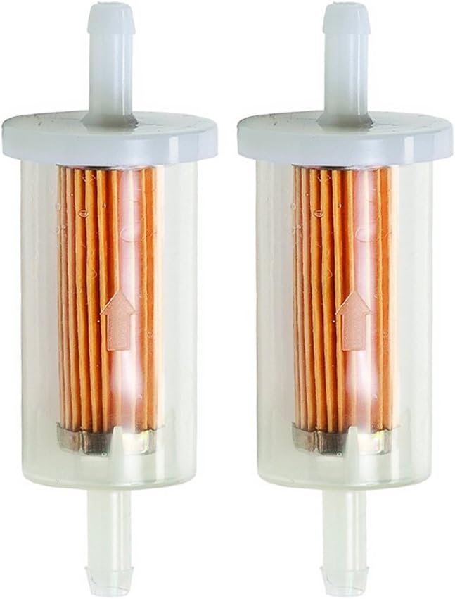 Hipa Pack-Of-2 695666 Fuel Filter for 845125 691035 493629 John Deer D100 D105 D110 D120 D125 D130 D140 D150 D155 D160 D170 L105 L108 L111 L120 L118 LA120 LA130 LA125 LA115 LA105 Lawn Mower Tractor