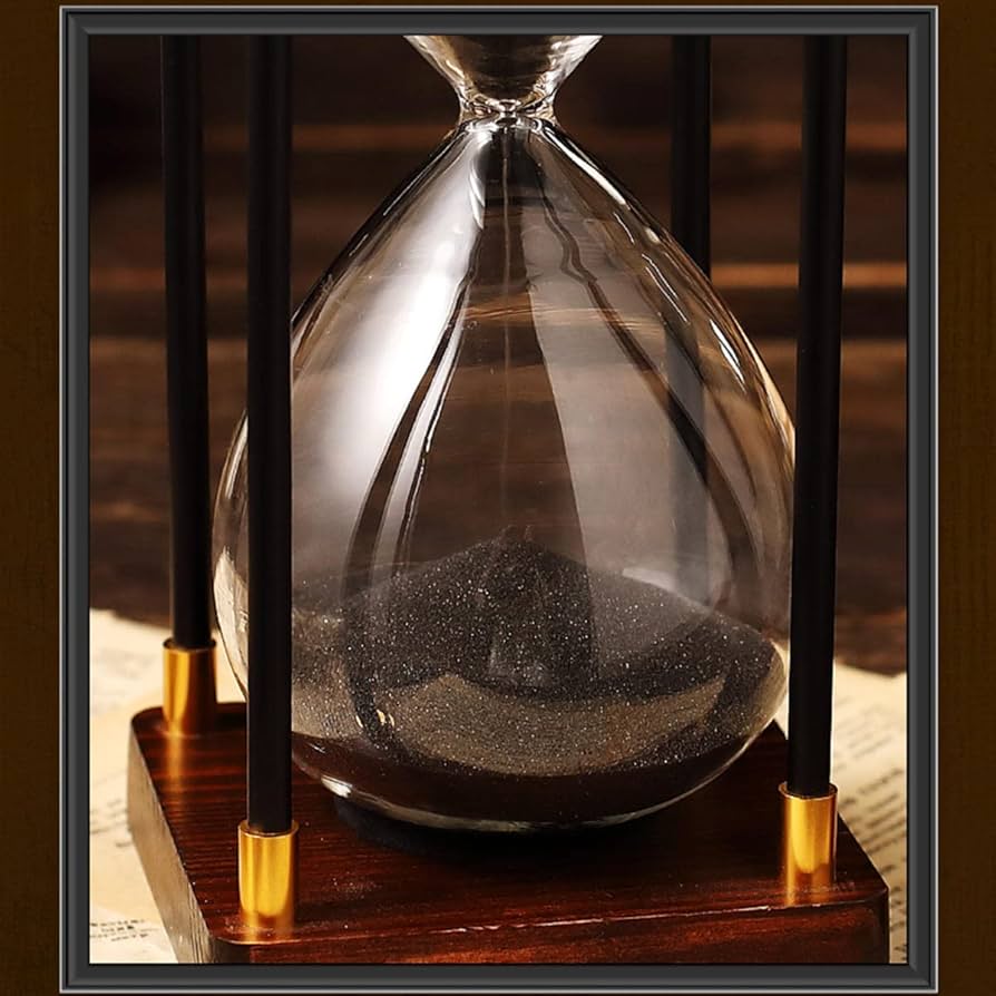 Amazon.co.jp: 砂時計、60分木製砂時計時計、砂時計砂時計、部屋