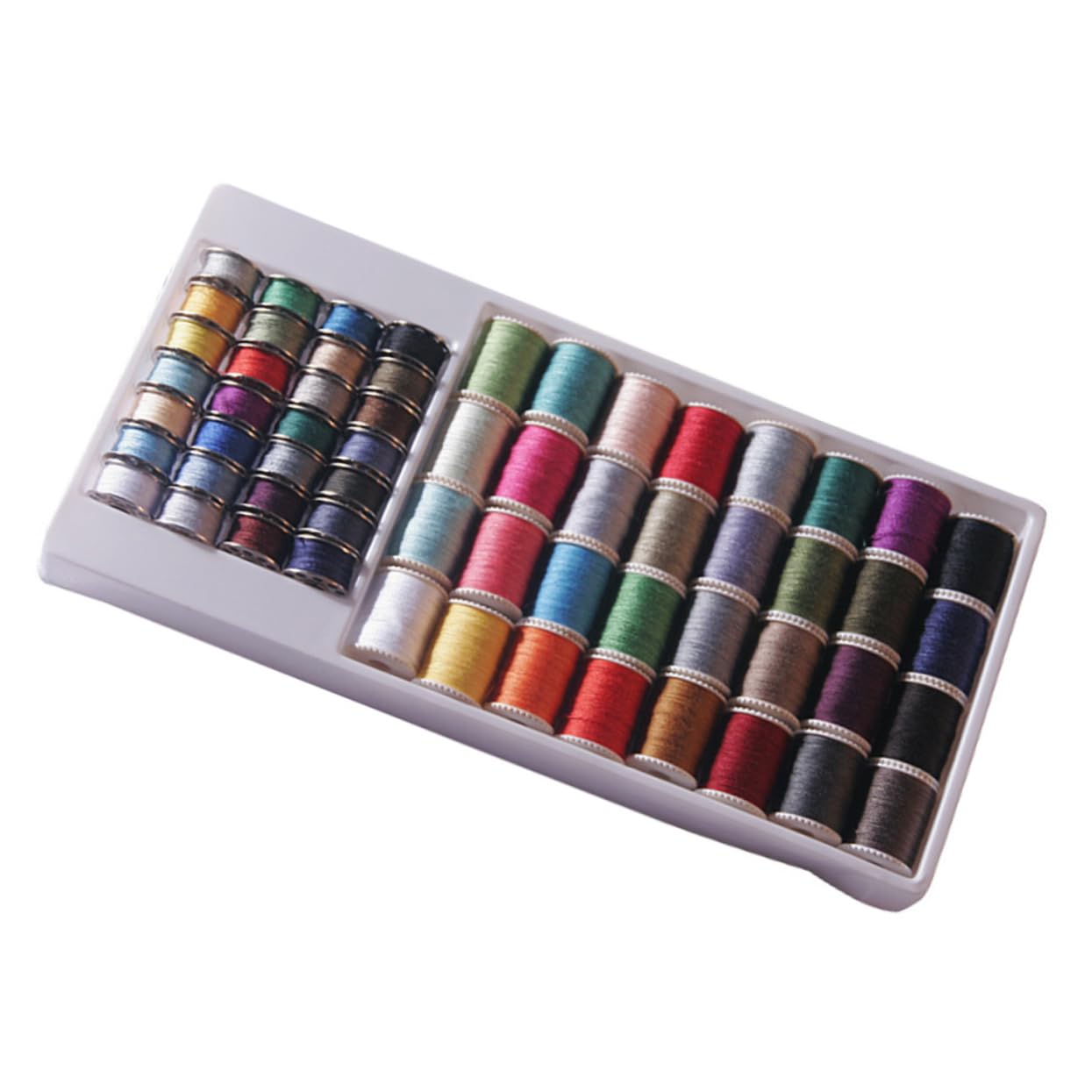 Poliestere Set di Fili da Cucito 60 Pezzi per Ricamo e Quilting