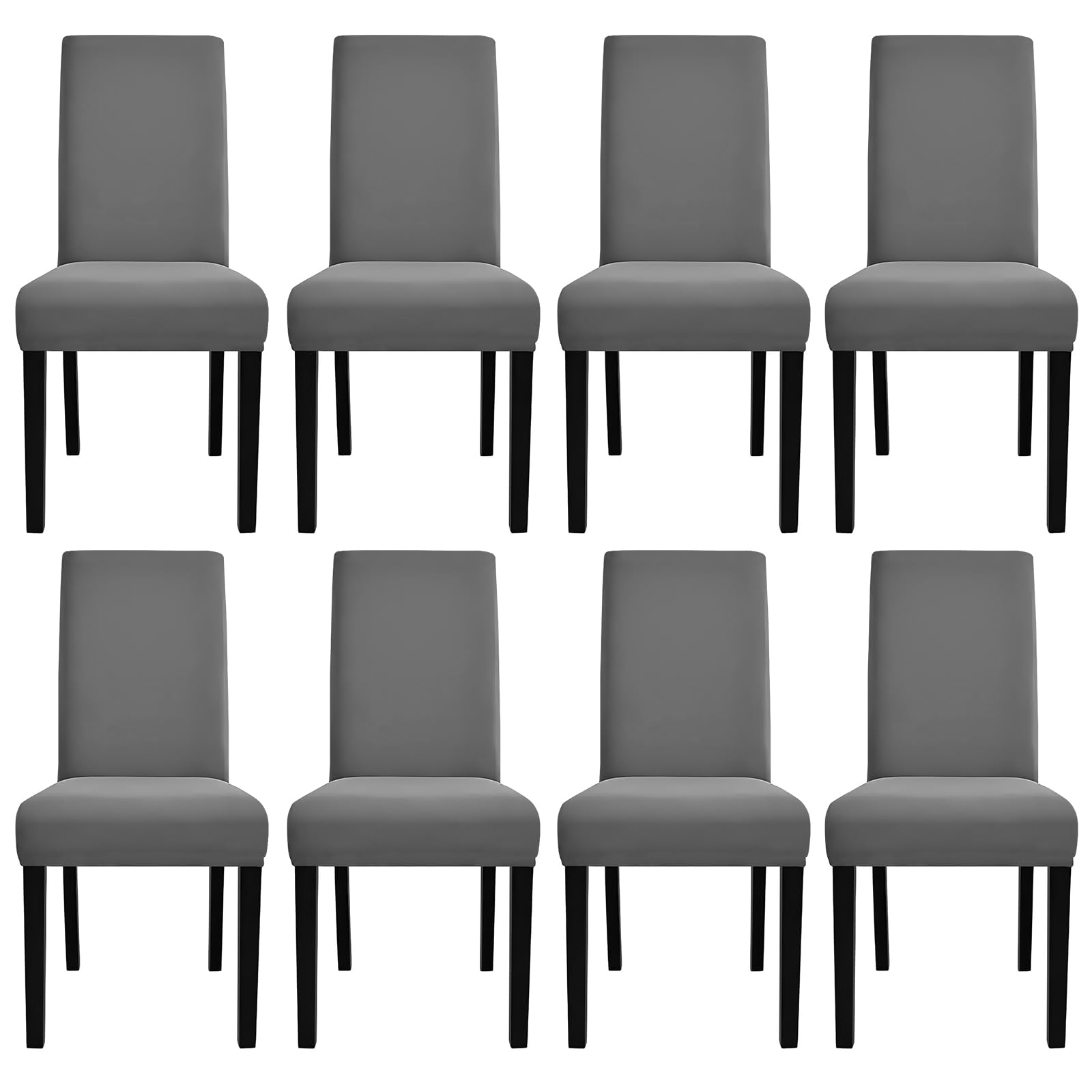 Housses de chaise basculante élastiques de qualité supérieure Lot de 8 pièces