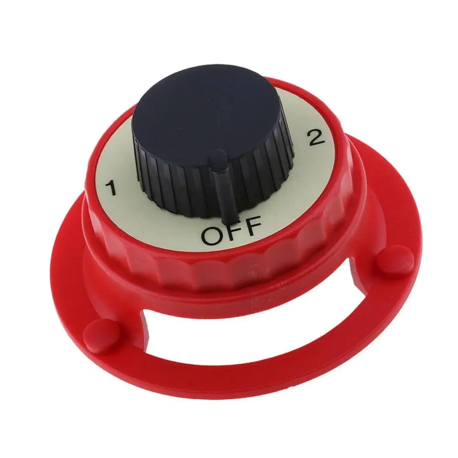 Boat 4 Position 32V Red Plastic Housing Switch 3.7" Dual Battery Lsolator Selector Disconnect Rotary Accessories