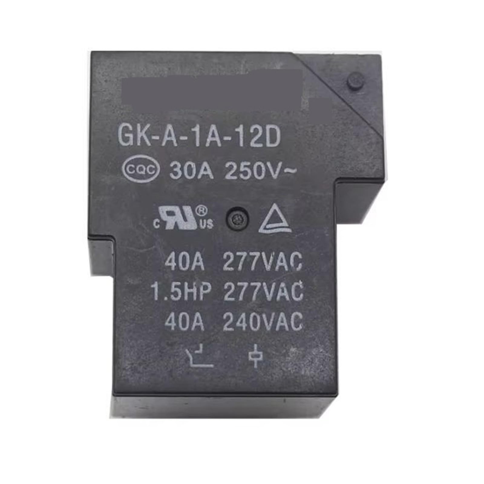 Relais de puissance 30A 12V 5 broches GK-A-1A-12D pour commutation haute tension