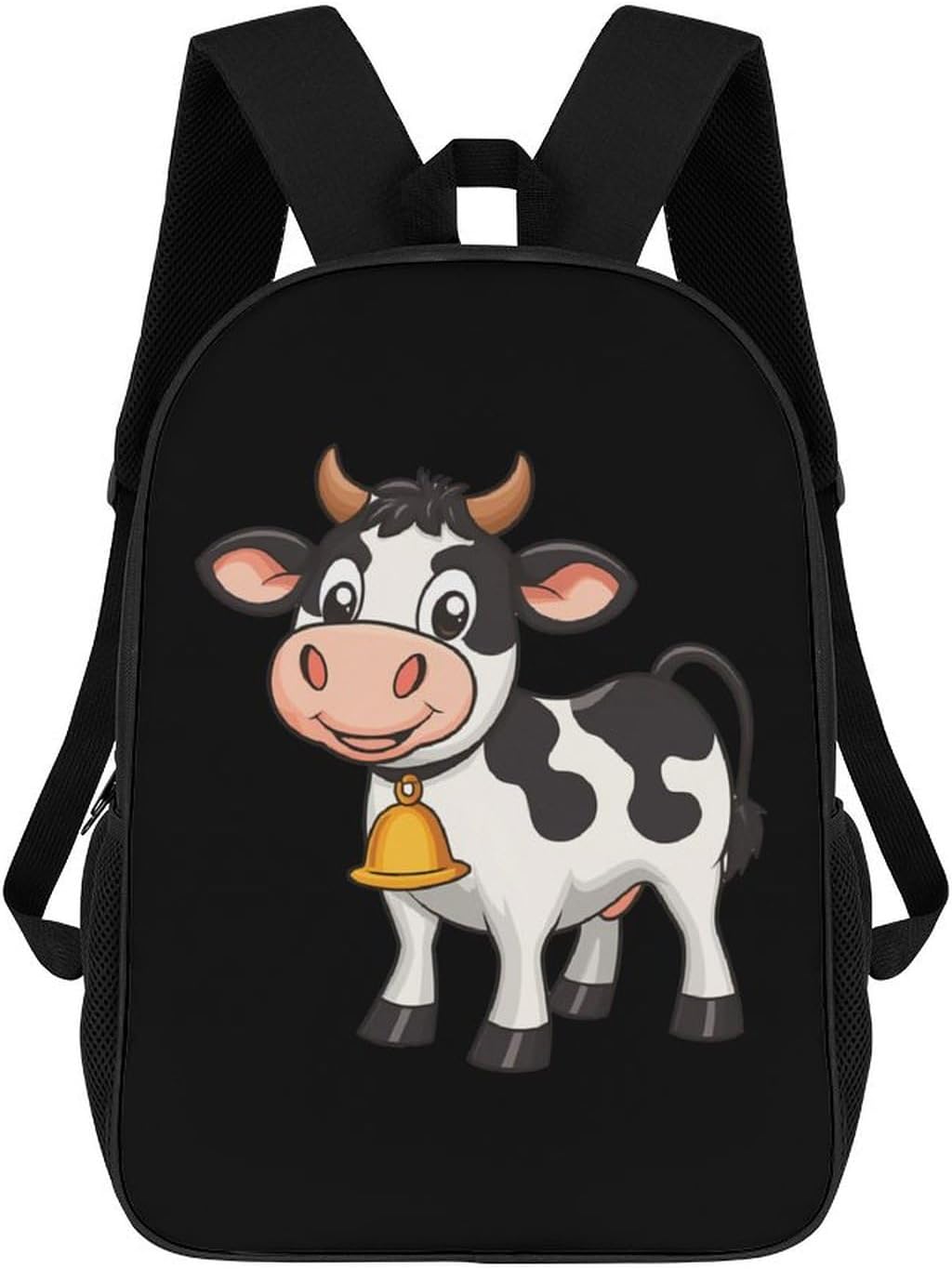 Cow Dairy Farming Laptop Backpack for Men Women 17 Inch Shoulder Bag Travel Daypack