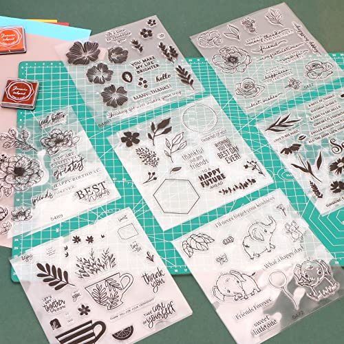 Stamps And Dies For Card Making,Card Making Supplies,Diy Arts Crafts Stamping Stamp Dies Stencils,Metal Cutting Dies Arts Silicone Stamps With Storage Tools For Scrapbooking Supplies Gifts（Ys04） #TOP4