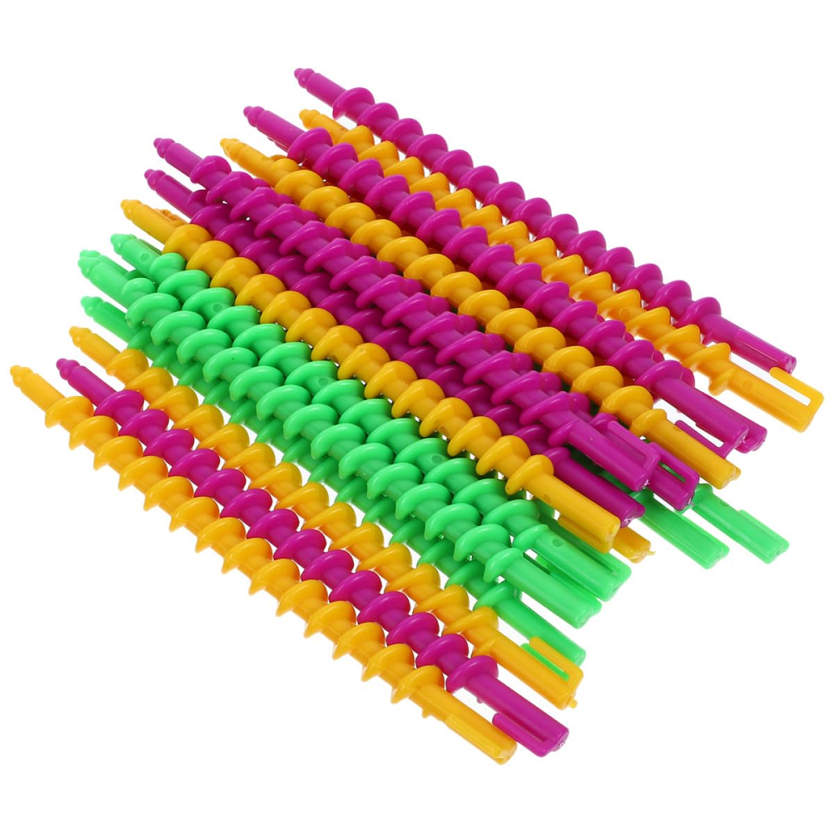40pcs Spiral Perm Rods for Long Hair Abs Material Curling Rods with Innovative Spiral Design for Salon and Home Use Gentle Perm Rollers for Stylish Vibrant Curls and Long-term